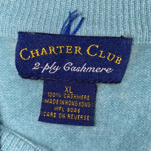 Charter club cashmere mock turtle neck - Picture 3 of 4